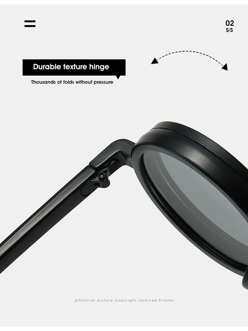 2025 Neue Sonnenbrille im kleinen runden Stil, modische Sonnenbrille mit individueller Persönlichkeit, manuell verstellbar, ideal für Outdoor-Aktivitäten wie Angeln, Großhandel, Trend Cross_voghion.com