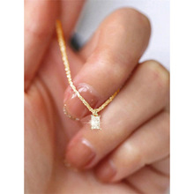 T 66998 Green Diamond Luxury Womens Clavicle Chain ��������