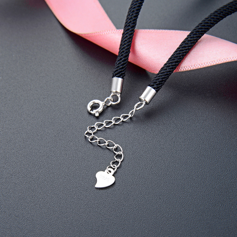 Mobius pulsera mujer S925 plata esterlina cuerda tejida a mano pequeña joyería de anillo fresco al por mayor una agencia de cabello