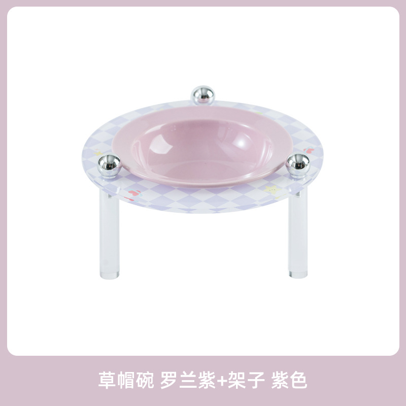 Tazón de cerámica para mascotas Tazón de comida para gatos Tazón de comida para gatos Tazón de agua para perros Tazón de alimentación Tazón de acrílico Tazón de mesa de comedor