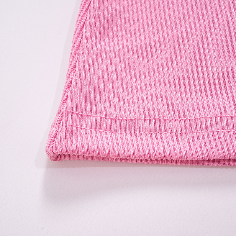 Fashion Solid Color High Neck Sleeveless Patchwork Spandex Polyester Above Knee Princess Dress