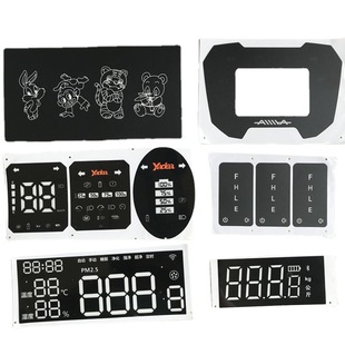 Game Console Glossy Transparent PC Online Printing LOGO Font Clear and Burr-free Anti-scratch Decorative Plastic Sheet