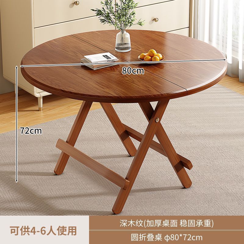 折りたたみテーブル、家庭用ラウンドテーブル、小さなアパートの木製テーブル、ダイニングテーブル、屋外多機能ポータブルレンタルルームの屋台テーブル|undefined