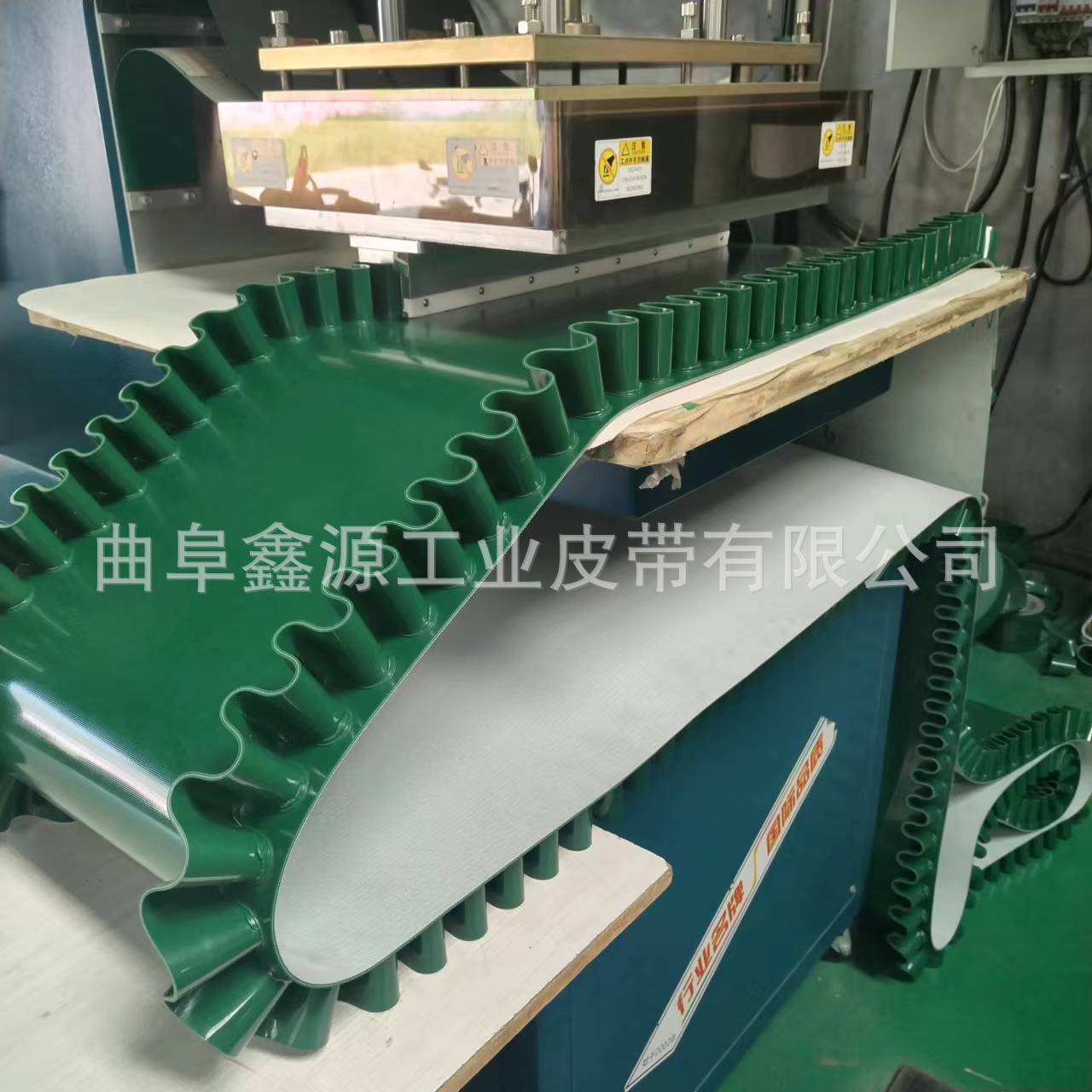 绿色PVC生产线 组装线专用传送带 棉花收获机输送带现货