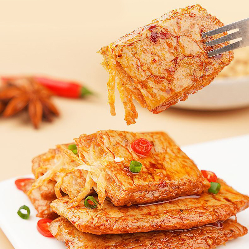 手撕素肉香辣素牛排大辣片豆干零食小吃网红食品零食便宜量大批发|undefined