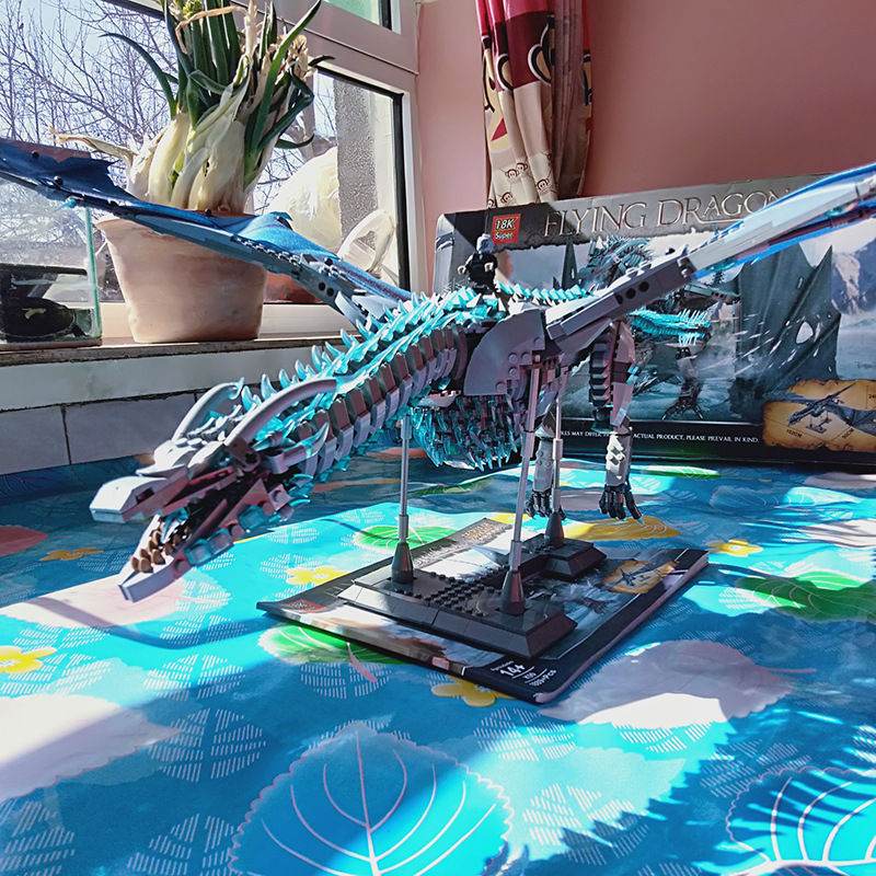 Rael K90 compatible con Lego Frost Dragon modelo Flying Dragon building blocks Juego de tronos montado adornos de juguete