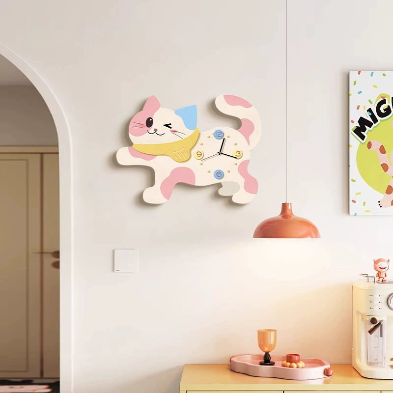 Cream wall watch for living room, creative sconce