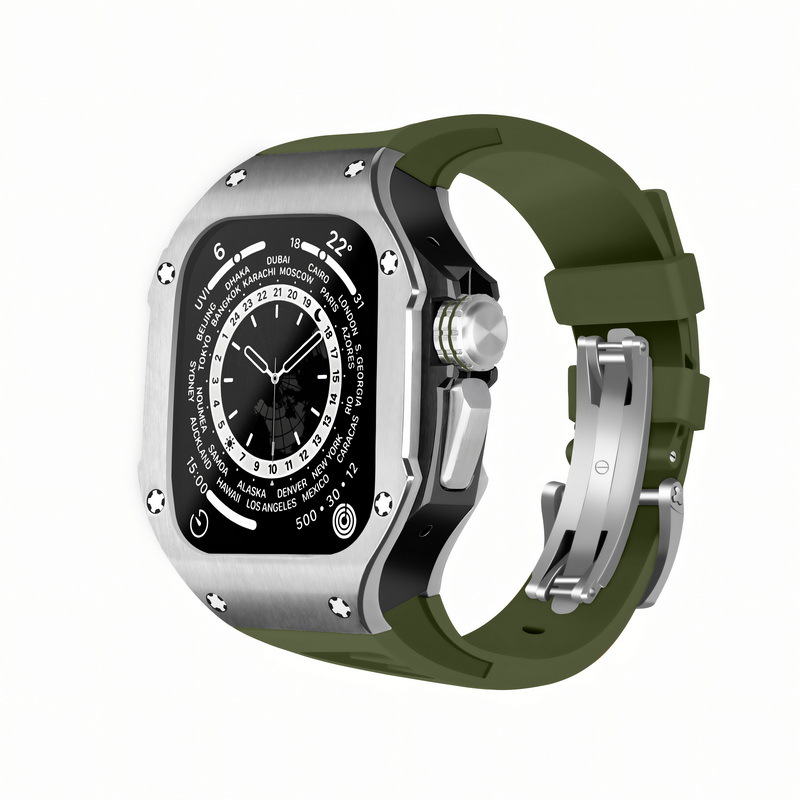 Para iwatch ultra49 reloj correa de Apple Correa protectora Shell 316L Acero inoxidable Richard cambiado al traje