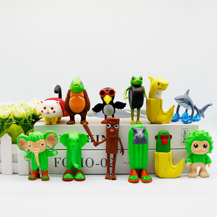 Cross-border Tiktok Foreign US Shanhaijing tungtungsahur Wooden Stick Man Doll Blind Box Hand Ornaments