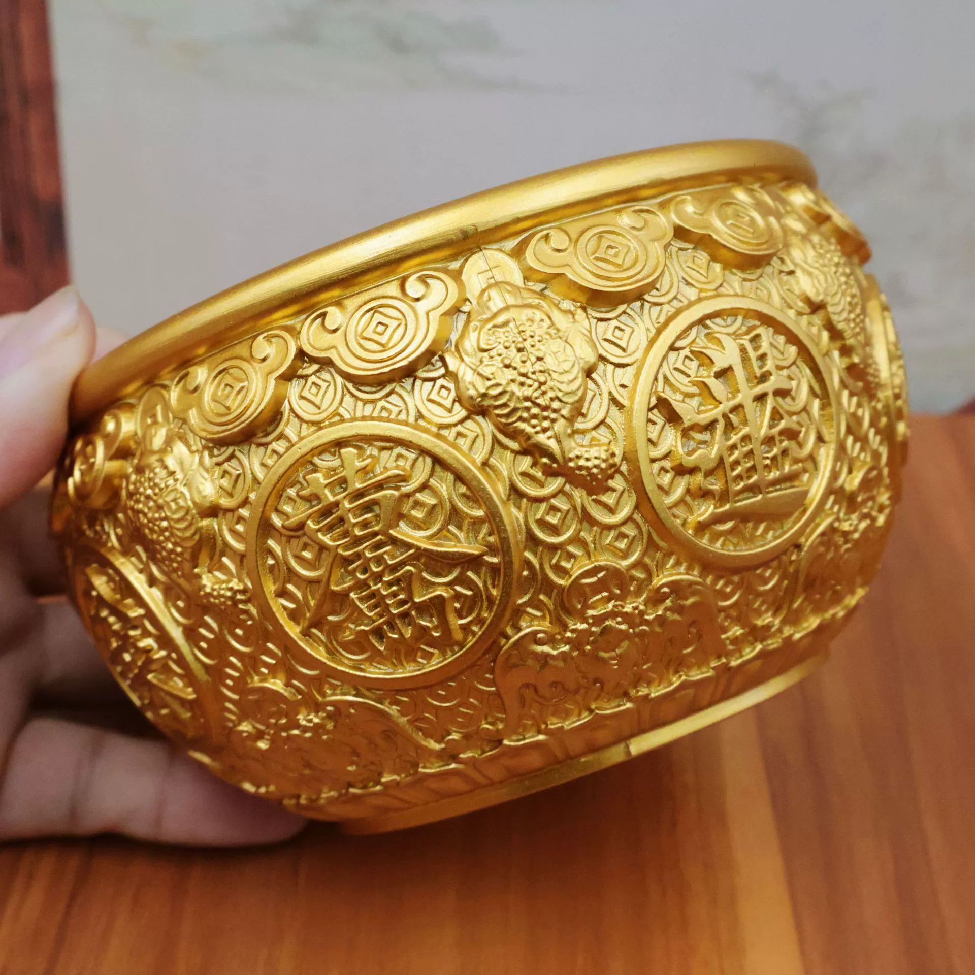 Медная позолоченная жаба-купол рог изобилия чистая медь для привлечения богатства дом гостиная перед porch украшение копилка для привлечения богатства украшения