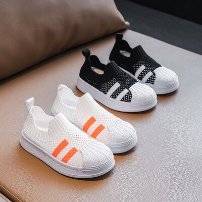 童鞋网鞋2021夏季新款板鞋运动鞋软底儿童男童女童透气网面镂空