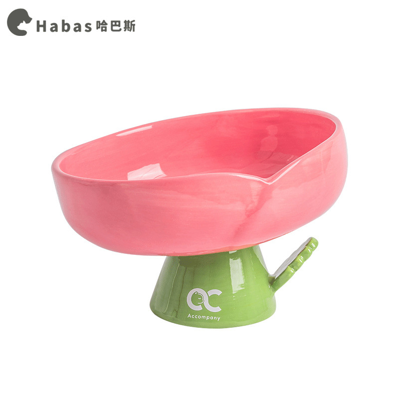 핑크 장미 비스듬한 입.14*14*9.3cm