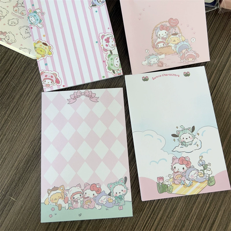 Sanrio значки этой мультяшной высокой выразительностиtear бумагу вдохновение девушка сердце без лица школьник маленькая книжка