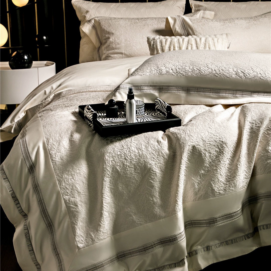 Итальянское высококлассное тату-белье bedding высокий уровень ощущения роскоши наслаждение из чистого хлопка и хлопка хлопок четыре предмета набор Эллис