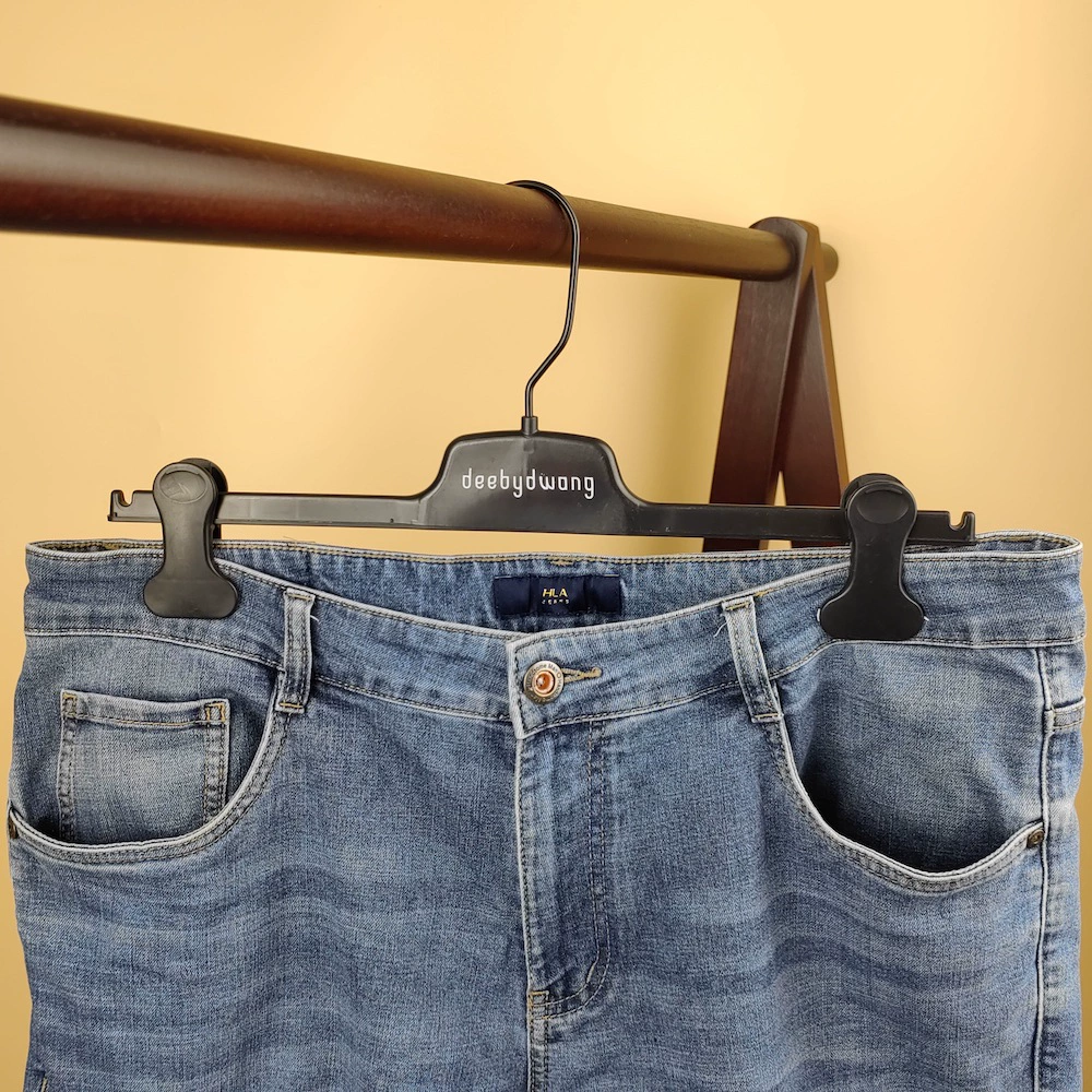 Зажим для брюк PZ40, магазин Barcelona, вешалка для одежды, пластиковая вешалка из мягкой кожи TPR, бесшовные брюки, подвесной мобильный крючок