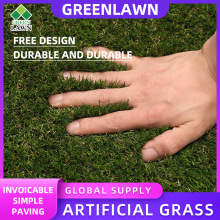 artificial grass  Four color landscape turf Supermarket supp