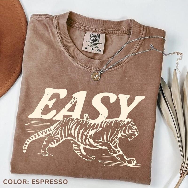 S 67111 Easy Tiger T-shirt cross-border AliExpress Europe and America