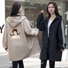 时尚罩衣女加绒加厚冬季围裙长袖保暖干活外穿防污耐脏工作服护衣