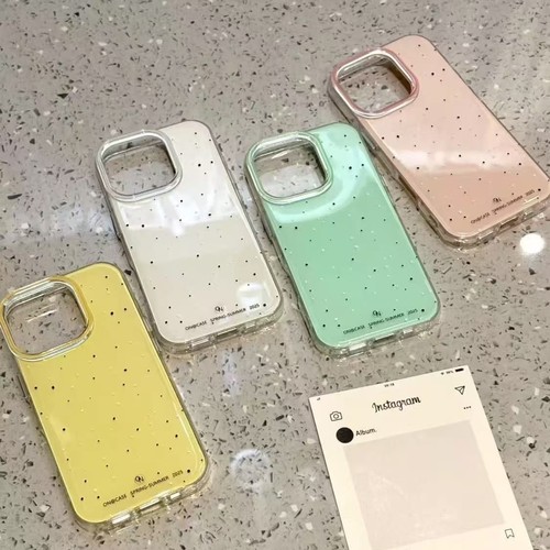 Watercolor Cream IMD Phone Case for Women, Compatible with Apple iPhone 16 Pro Max, Creative iPhone 15 Protective Case Summer