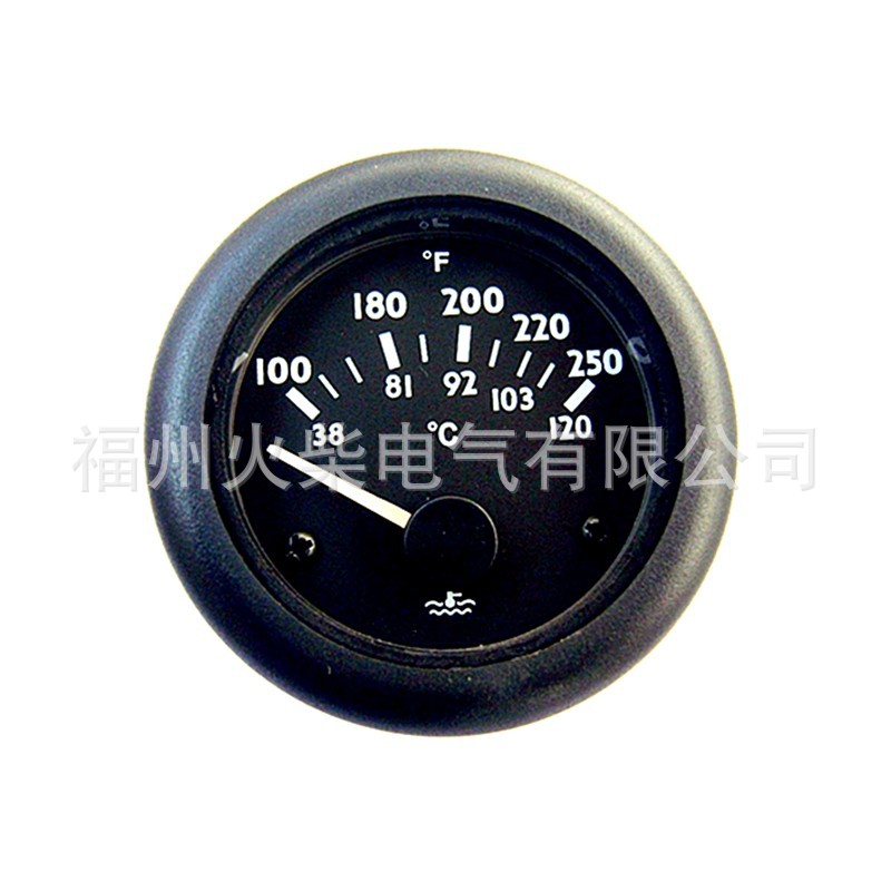 水温表 电压表 油温表康明斯发电机组配件机油压力表0-150psi塑壳