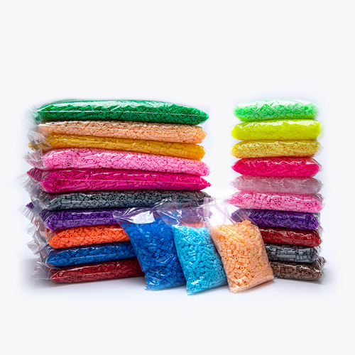 Bestselling 5mm 2.6mm Mixed Color Jigsaw Bean Bags DIY Store Kids Educational Compatible Jigsaw Bean Supplement Set