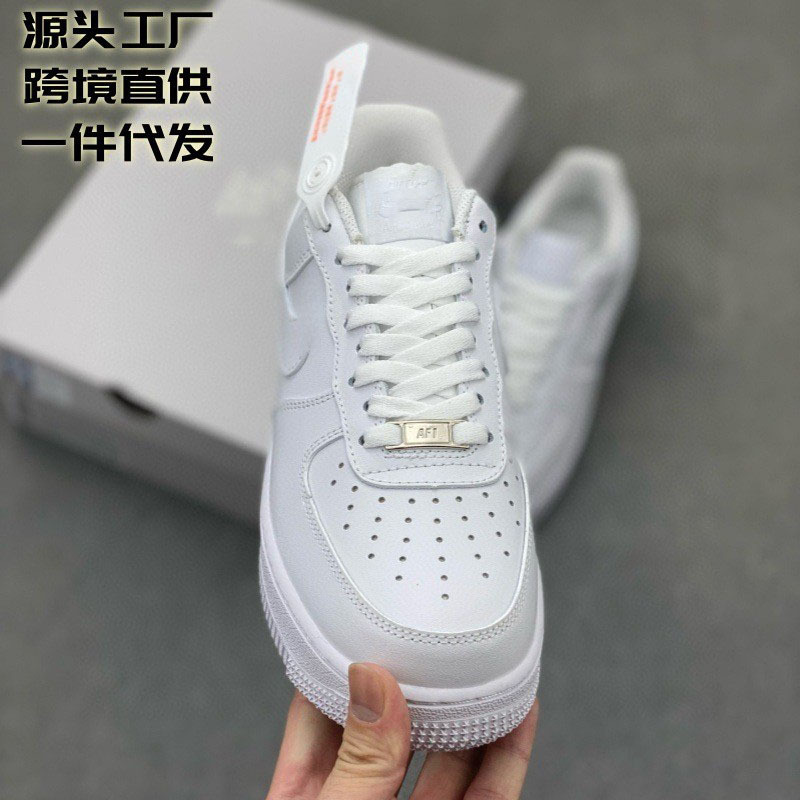 Putian Trendy Shoes Air Force 1 Retro Air Versatile Af1 White Sneakers Classic Style Unisex Casual Shoes Trendy Brand Low-Top