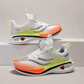 国潮纽扣男童鞋夏季透气网面跑步鞋青少年运动鞋儿童网鞋防滑耐磨