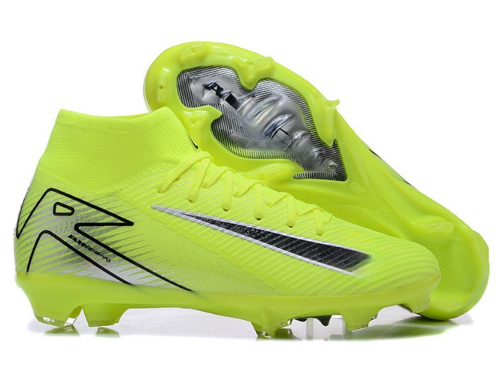 Comercio exterior nuevo Assassin 16 zapatos de fútbol competencia profesional zapatos de alta altura construidos totalmente cojín impermeable de punto zapatos de fútbol FG