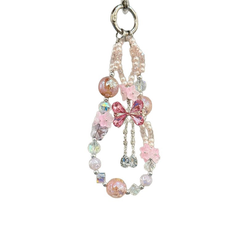 [Mel Peach Oolong] nuevo diseño de cuentas dulces nicho hermosa cadena de teléfonos móviles de cuentas de alta gama cadena de teléfonos móviles