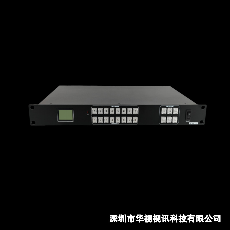 4Khdmi 8-In-8-Out Seamless Switching Matrix with Audio Separation, 8-Way HDMI with Serial Port Multi-Interface