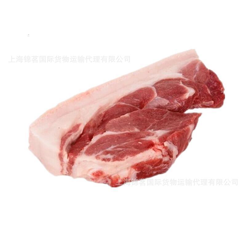 进口冷冻猪肉清关拖车及冷链物流