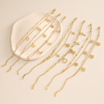 跨境热销时尚不锈钢双层手链时尚百搭日常通勤小众设计感饰品