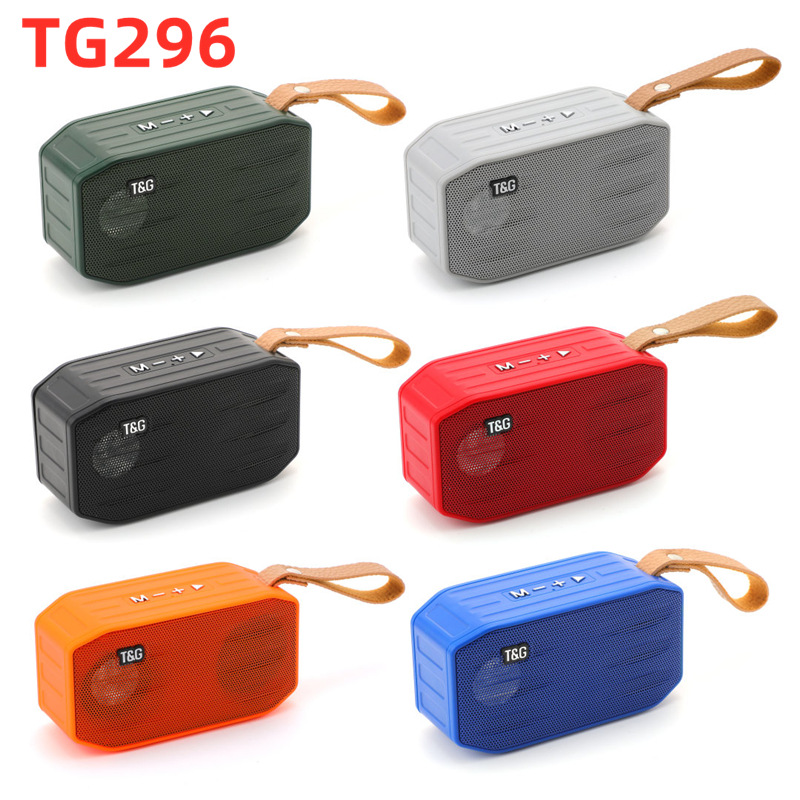 新款TG296蓝牙音箱便携插卡小音响无线方块音箱电子礼品蓝牙音箱