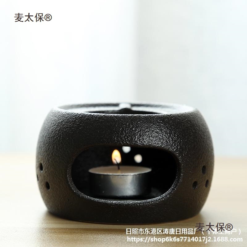 古陶陶瓷蜡烛煮茶香薰炉保温煮酒器温酒温茶器茶壶加热底座麦太保