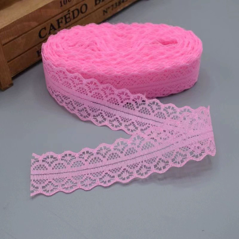 Lace Trim Model 1658-2, Polyester, 3 cm Width, 400 yd Roll, 30 Colors