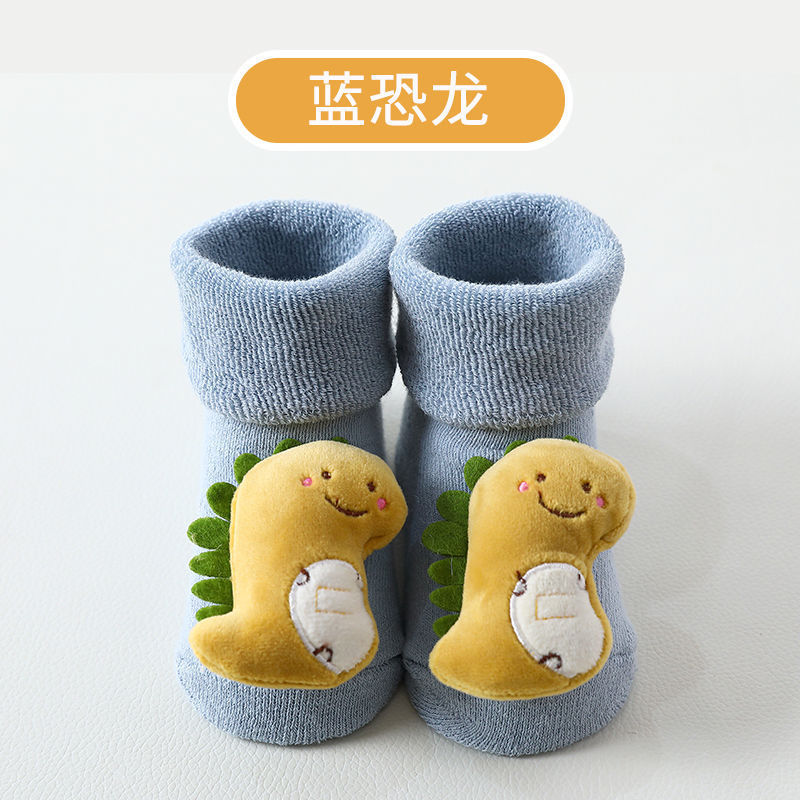 赤ちゃんの学校の靴下の赤ちゃんのA類の秋冬の床の靴下の子供の厚い毛の輪の靴下の男女の子供の靴の靴下の卸売り|undefined