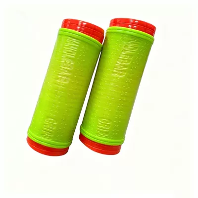 Electric vehicle handlebar covers, Motorcycle Handle Cover - green-snowflake-pattern-1-pair-of-handle-covers