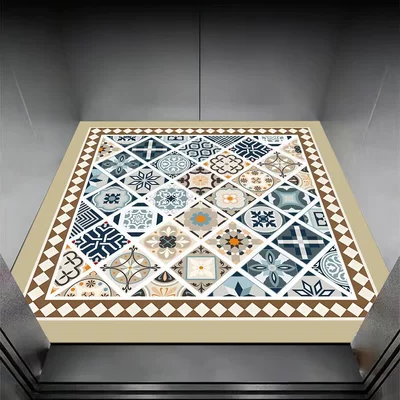 Avtomobil döşəmə paspasları: European ethnic style elevator foot