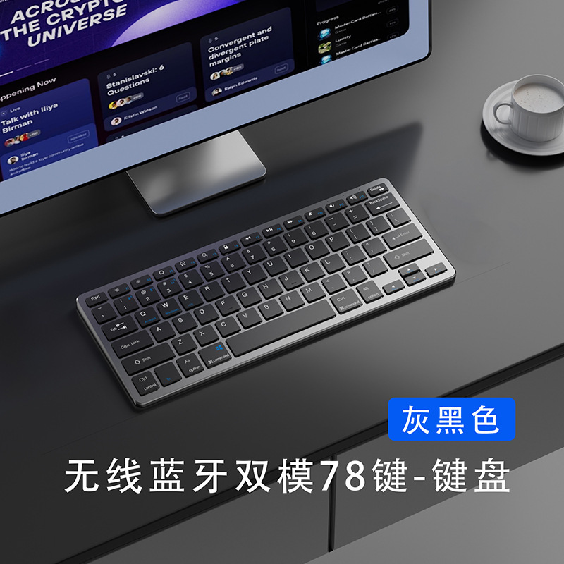ワイヤレスで軽薄なbluetoothキーボードマウスセットは、米タブレット携帯電話ipadのはさみ足を適用しています|undefined