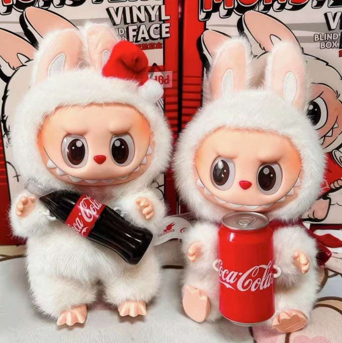 ラブコーラビニールフェイスシリーズブラインドボックスラブハートマカロンぬいぐるみペンダントおもちゃ|undefined