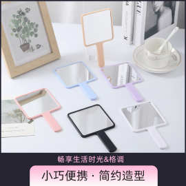 工厂直供跨境电商促销手持镜化妆镜便携手柄镜随身便携可爱小镜子