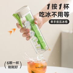 製氷アーティファクト夏の家庭用製氷皿クリエイティブ片手プレスアイスボックス冷蔵庫製氷プレスアイスキューブグリッド
