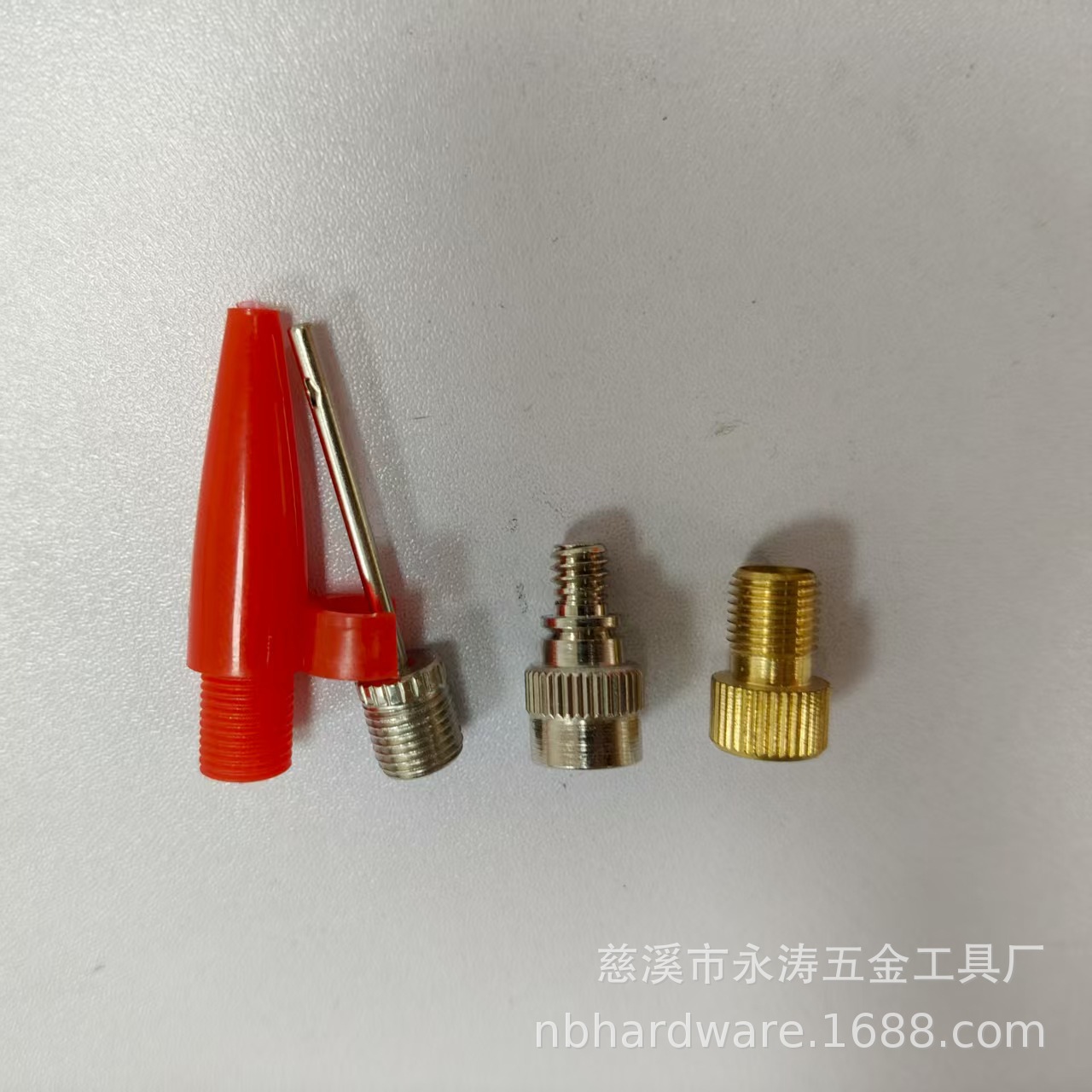 浙江厂家制造气筒配件四件套 英嘴美嘴转换嘴金属球针 量大价优