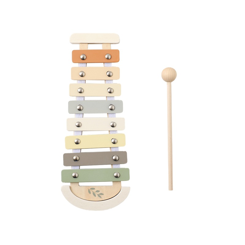 Amazon Orff Musical Instrument Baby Early Education Hearing Exercise Wooden Soothing Knocking Wind Bell Children Music Toys