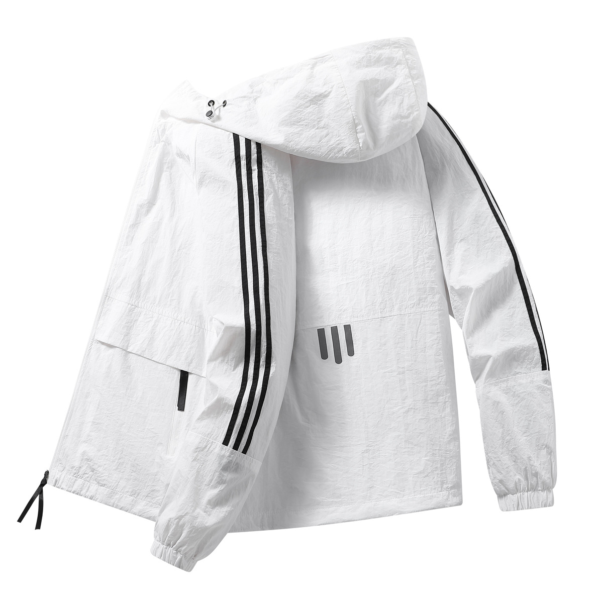 Chaqueta ultrafina de verano transfronteriza hombre comercio exterior tres barras abrigo solar marea seca ropa de pesca abrigo grande