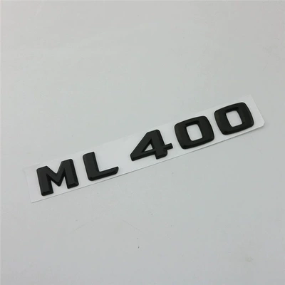 rear lettering, ML500 4MATIC – Car logo - standard-ml400