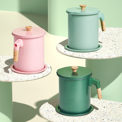 Cross-border kitchen filter oil kettle large capacity pouring oil tank with lid large capacity oil residue separation oil storage kettle oil kettle oil storage