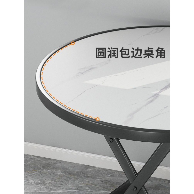 Mesa cuadrada plegable para casa de alquiler mesa de comedor pequeña mesa plegable simple mesa redonda portátil al aire libre pequeño Amazon image 4