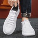 Little white shoes, student and youth flat soled board shoes, men's summer 2024 new mesh men's shoes, casual fashion shoes, breathable