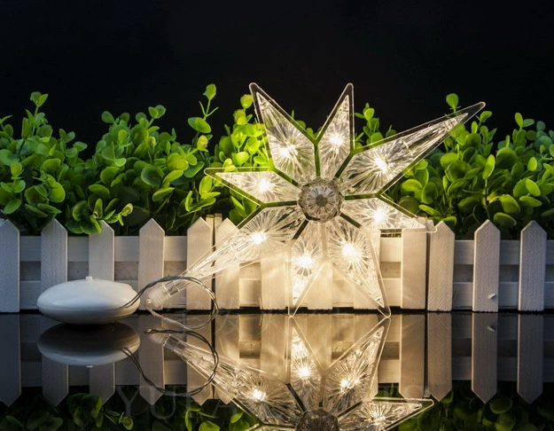 LED-подвесные украшения, корпус аккумулятора, набор рождественских форм, тёплые/белые/цветные, мощность 0.5